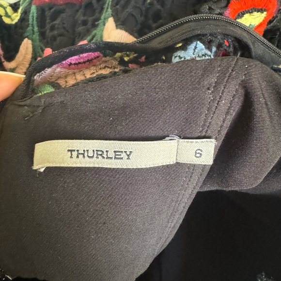 Rare Thurley Floral black midi dress - Picture 5 of 5